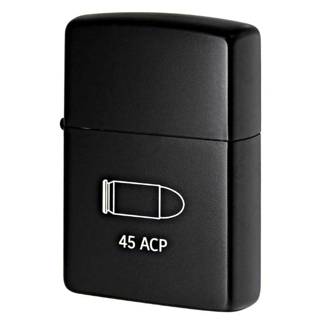 Zippo ジッポー 弾薬 45ACP ブラック セラコート ビュレット 63470598