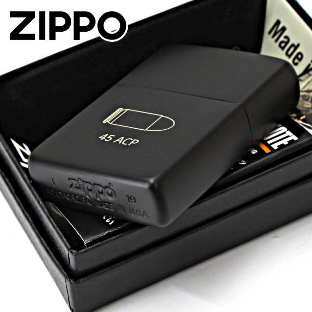 Zippo ジッポー 弾薬 45ACP ブラック セラコート ビュレット 63470598