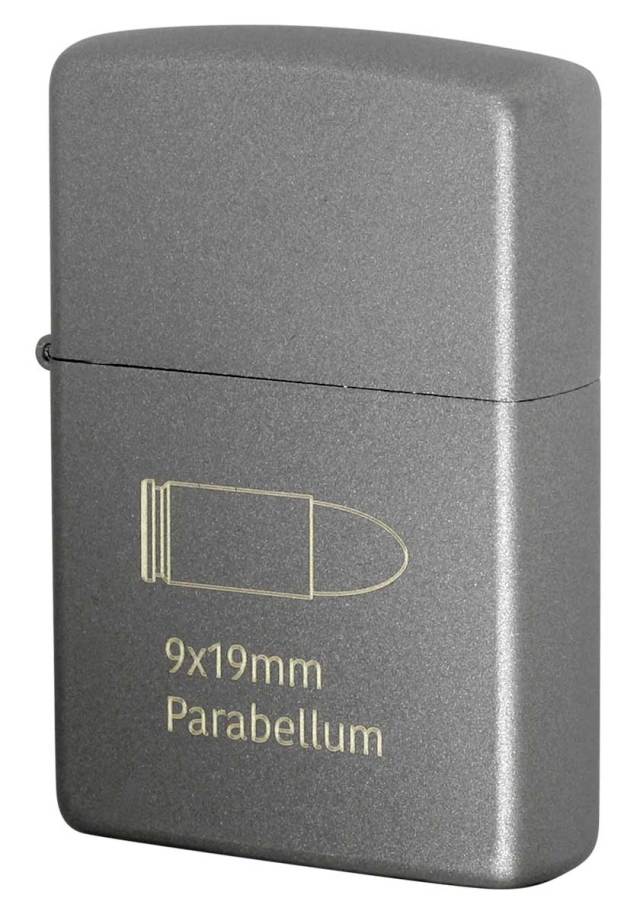 Zippo ジッポー CERAKOTE BULLET セラコート ビュレット Parabe GRAY 63470498