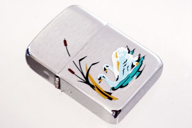 Zippo ジッポー 絶版・2001年製造 SWAN 白鳥 ＃R-112 メール便可