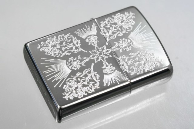 Zippo ジッポー 絶版・2005年製造 ベネチアン柄 両面彫刻 ＃200SL-D