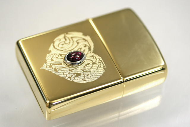 Zippo ジッポー 絶版・2005年製造 LOVER'S STONE ラバーズストーン ゴールド B