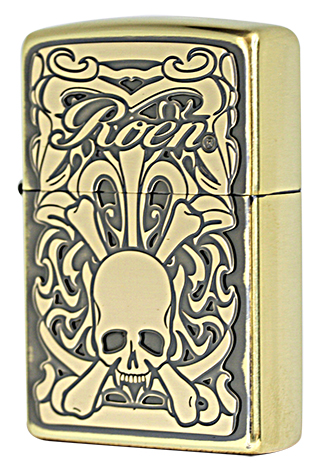 Zippo ジッポー Roen-ZP001 DEEP ETCHING BR