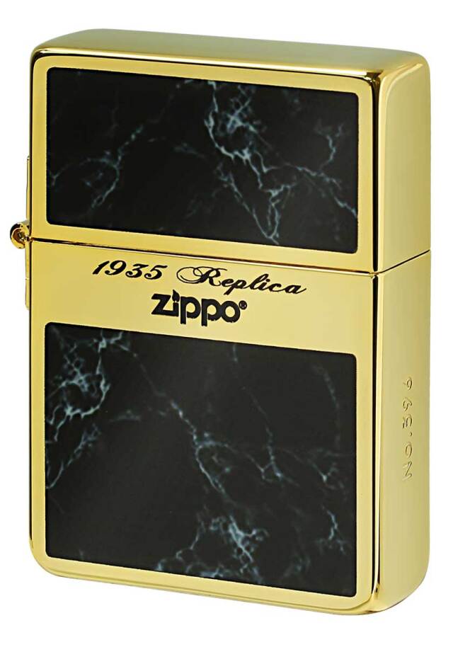 Zippo ジッポー 1935レプリカ Gold Marble ゴールド マーブル 35MB-GB