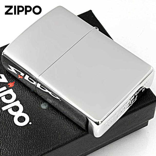 Zippo ジッポー プラチナコーティング ジッポ ロゴ 鏡面 ミラー Zippo ジッポー プラチナコーティング ジッポ ロゴ 鏡面 ミラー