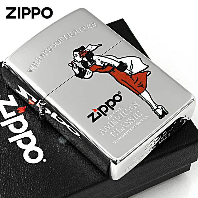 Zippo ジッポー ウインディ ガール Windy Girl クリアカラー レッド