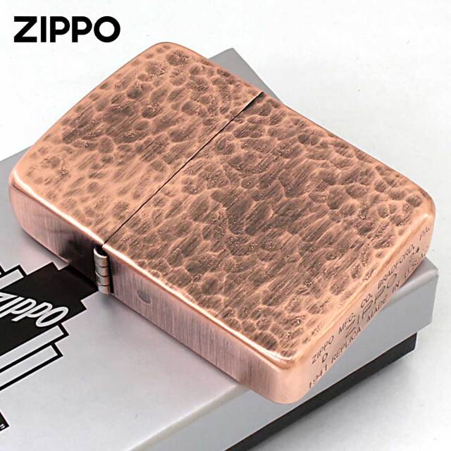 Zippo ジッポー 1941レプリカ リューター加工 ハンマートーン調 銅古美
