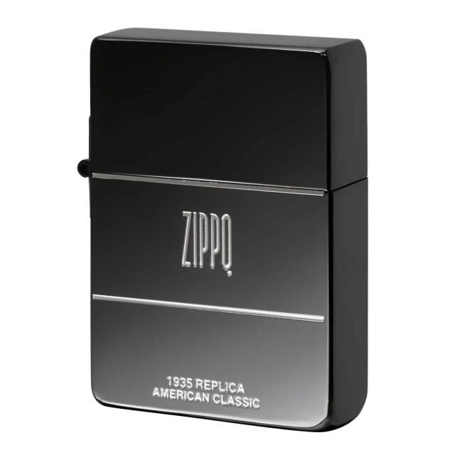 Zippo ジッポー 1935レプリカ クラシックデザイン オールドロゴ ブラックニッケル 35BN-CL_A