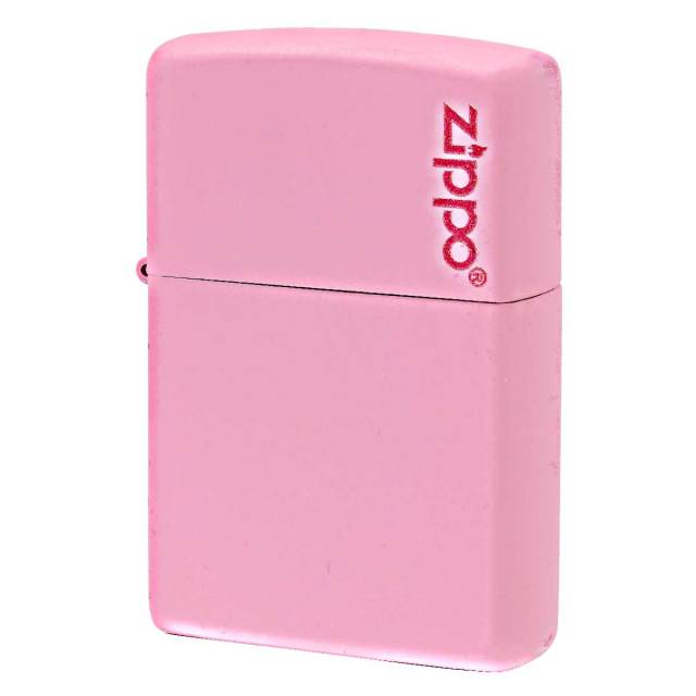 Zippo ジッポー ピンク マット ジッポ ロゴ Pink Matte Zippo Logo 238ZL メール便可