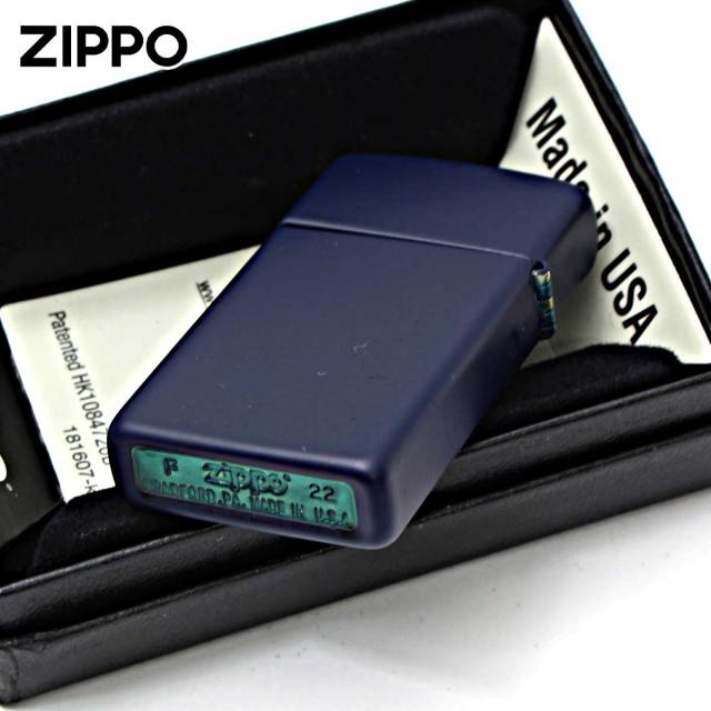 ビジネス・経済 Zippo bB Classic Navy Blue Matte Windproof Lighter – Zippo USA
