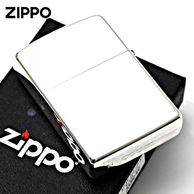 Zippo ジッポー 歴代 ジッポー ロゴ 両面加工 銀メッキいぶし