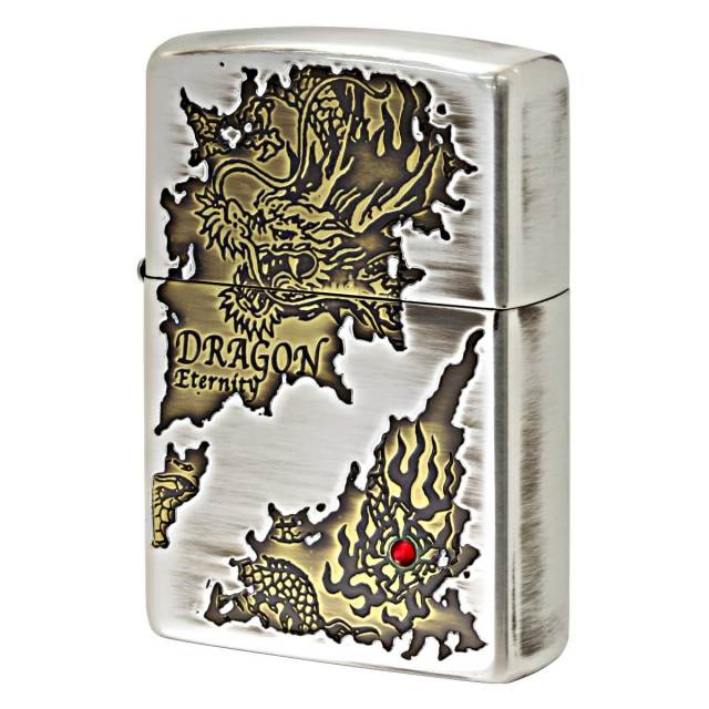 Zippo ジッポー ドラゴン アンティーク調 Tear Off ティアオフ 20TODR-SVB メール便可