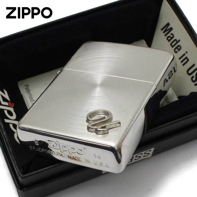 Zippo ジッポー イニシャル シリーズ U スピン 彫刻 SSP-U