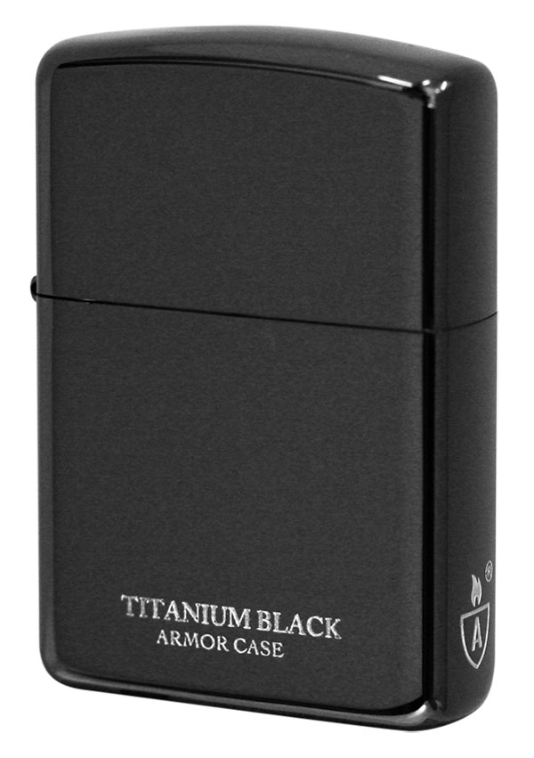 Zippo ジッポー アーマー チタニューム ブラック ポリッシュ 鏡面 Titanium series  16-BKTT メール便可