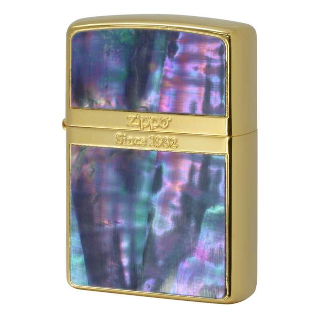 Zippo ジッポー シェル 貝 ゴールド ラインシェルフィッシュ Line Shellfish 2G-LNSF