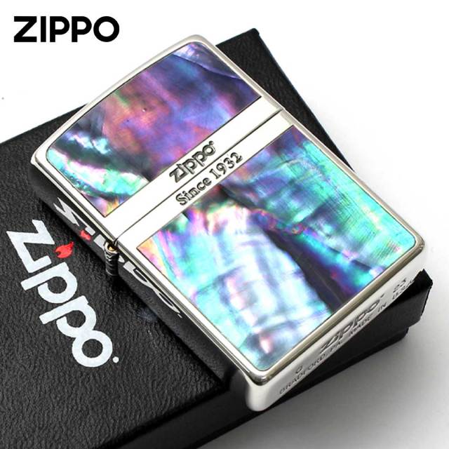 zi 24　シェル貼り　貝貼り　ジッポー zi 24 シェル貼り 貝貼り ジッポー - メルカリ