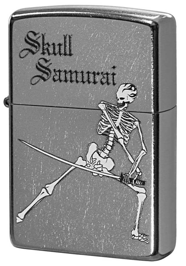 Zippo ジッポー Processing in USA Skull Samurai Z207-411668 メール便可