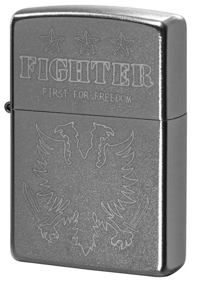 Zippo ジッポー Processing in USA FIGHTER Z205-402742 メール便可