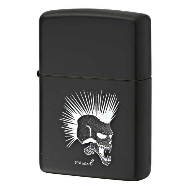 Zippo ジッポー デビル スカル 骸骨 ドクロ Black Devil アメリカ加工 Processing in USA Z218-411674 メール便可