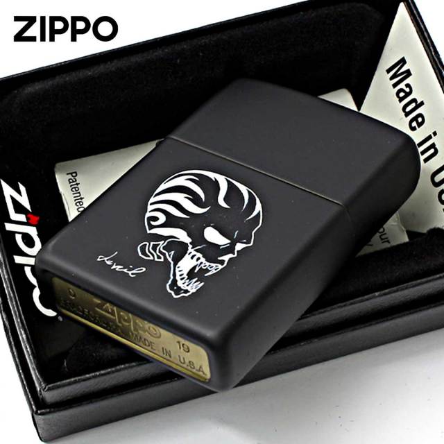 Zippo ジッポー デビル スカル 骸骨 ドクロ Black Devil