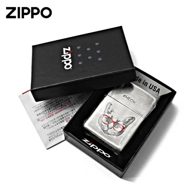 Zippo ジッポー Meow of a cat 猫の鳴き声 CAT-KB メール便可