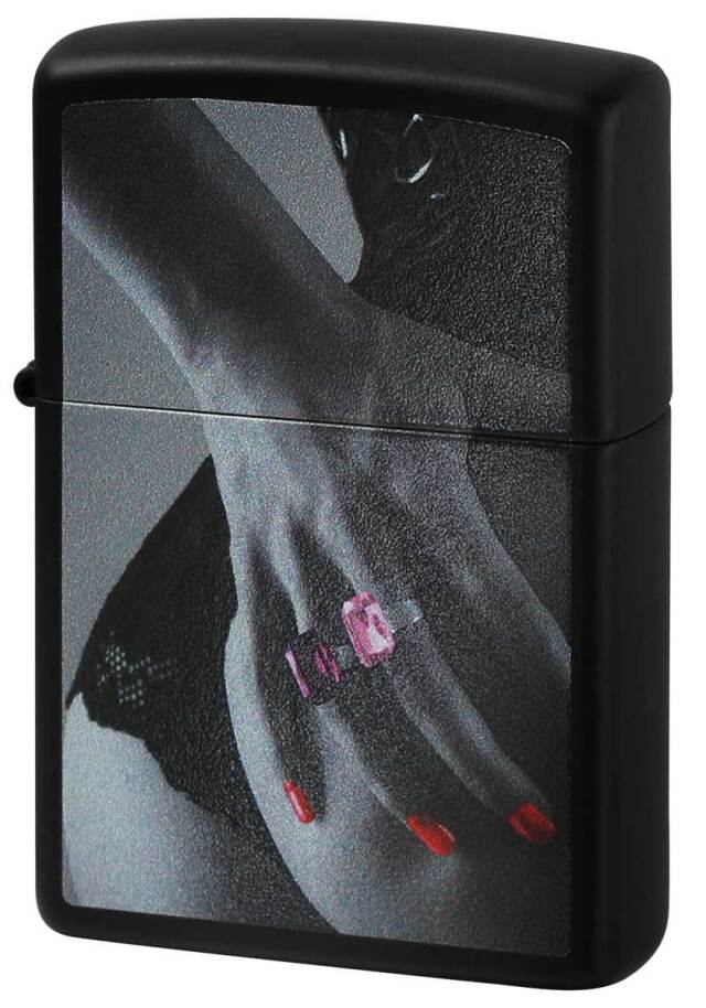 Zippo ジッポー SEXY GIRL セクシーガール Red Nail & Ring Z218-098037 メール便可