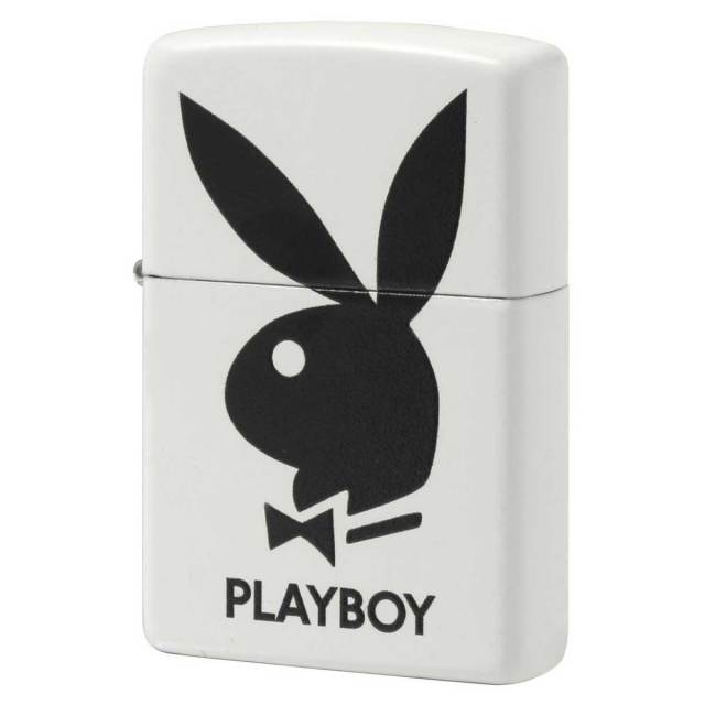 Zippo ジッポー プレイボーイ バニー うさぎ ロゴ ホワイト PLAYBOY logo White Z214-104661 メール便可