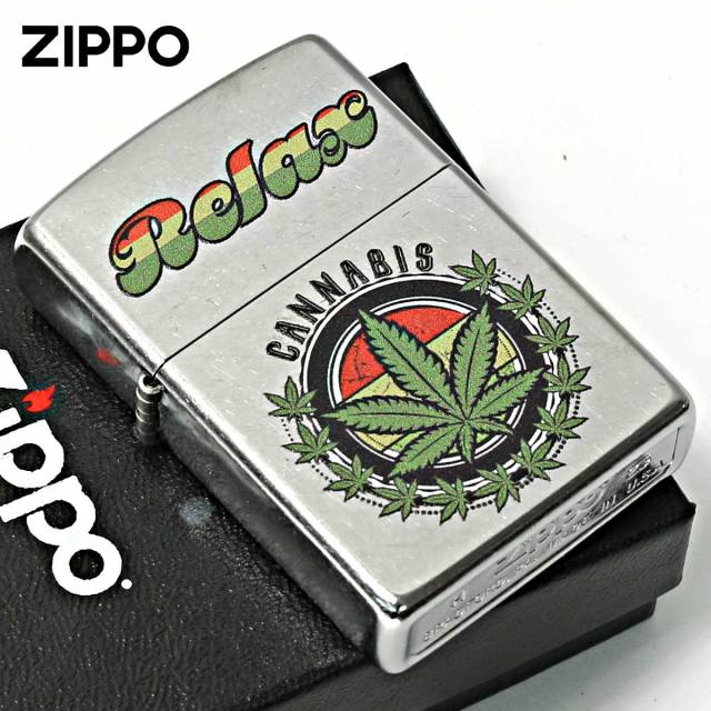 Zippo ジッポー マリファナ Marijuana Leaf Series Relax Leaf Z207