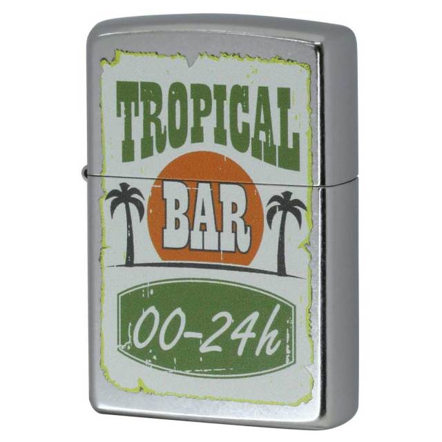 Zippo ジッポー トロピカルバー プリント加工 TROPICAL BAR ＃207