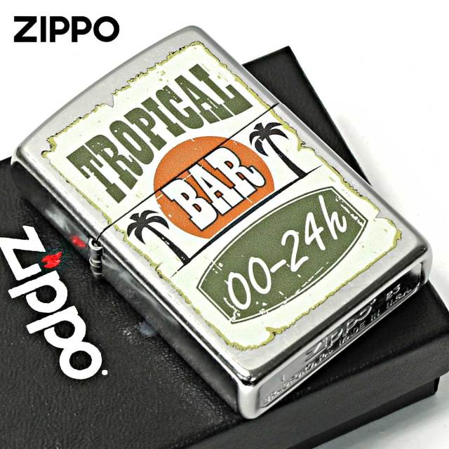 Zippo ジッポー トロピカルバー プリント加工 TROPICAL BAR ＃207