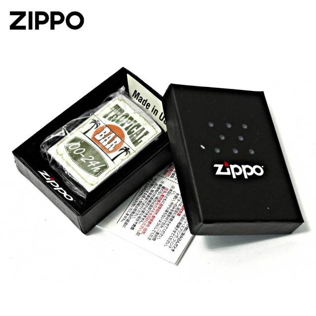 Zippo ジッポー トロピカルバー プリント加工 TROPICAL BAR ＃207
