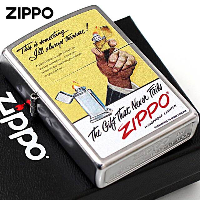 Zippo ジッポー オールドポスター風 The Gift That Never Fails ZIPPO