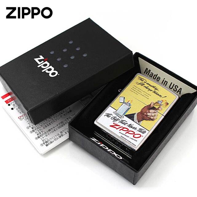 Zippo ジッポー オールドポスター風 The Gift That Never Fails ZIPPO