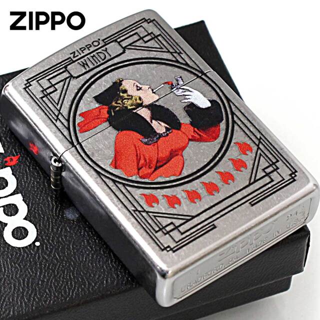 Zippo ジッポー ウインディ ガール Windy Girl アメリカ加工