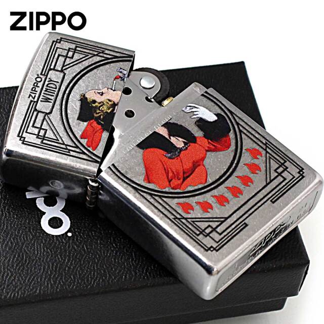 Zippo ジッポー ウインディ ガール Windy Girl アメリカ加工