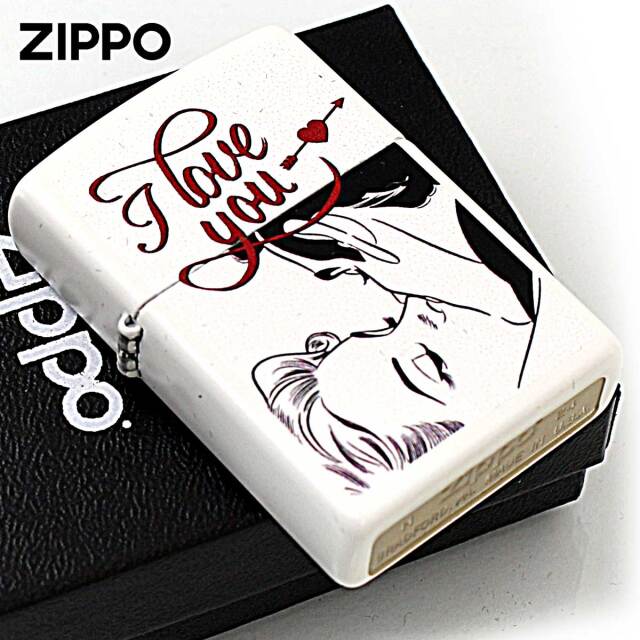 Zippo ジッポー I Love you. KISS アメリカ加工 Processing in USA