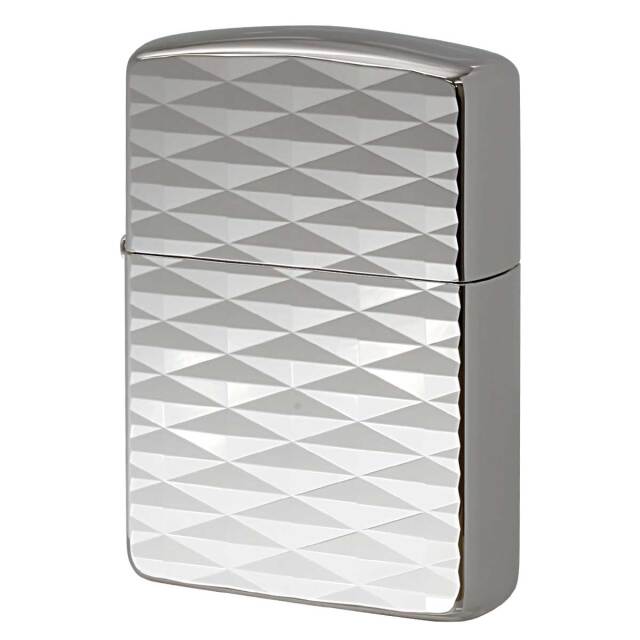 Zippo ジッポー ARMOR ＃162 アーマー ダイヤカット 銀メッキ 162S-2DC