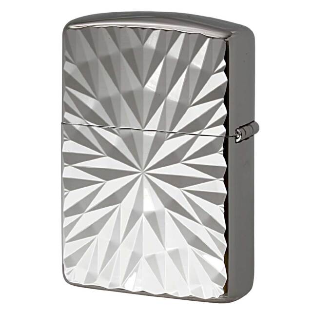 Zippo ジッポー ARMOR ＃162 アーマー ダイヤカット 銀メッキ 162S