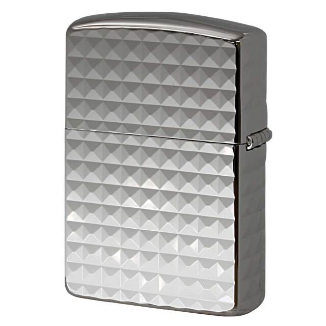 Zippo ジッポー ARMOR ＃162 アーマー ダイヤカット 銀メッキ 162S-4DC