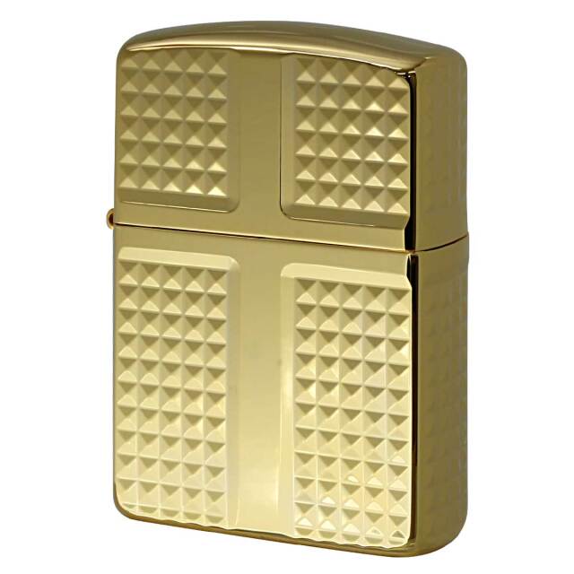 Zippo ジッポー ARMOR ＃162 アーマー ダイヤカット 金メッキ ゴールドチャンバー 162G-4CRDC