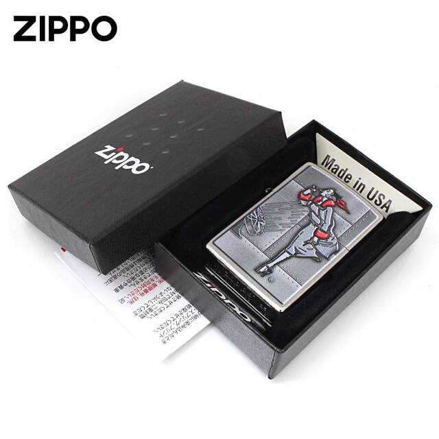 Zippo ジッポー Windy Wind ウインディ 風の中 エンブレム風 Z207