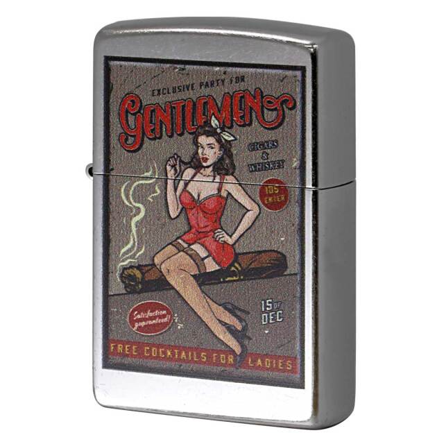 Zippo ジッポー Vintage Ad Design ビンテージ オールドポスター風 セクシー ガール Z207-125620 メール便可