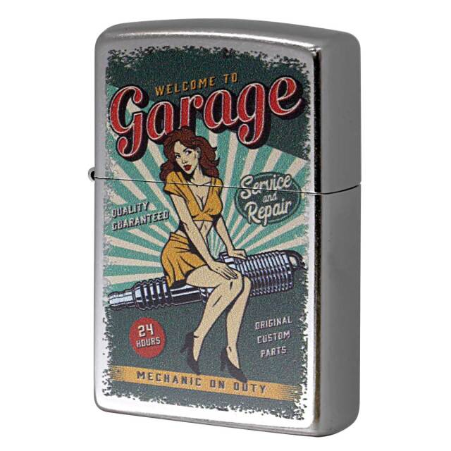 Zippo ジッポー Garage Woman オールドポスター風 セクシー ガール