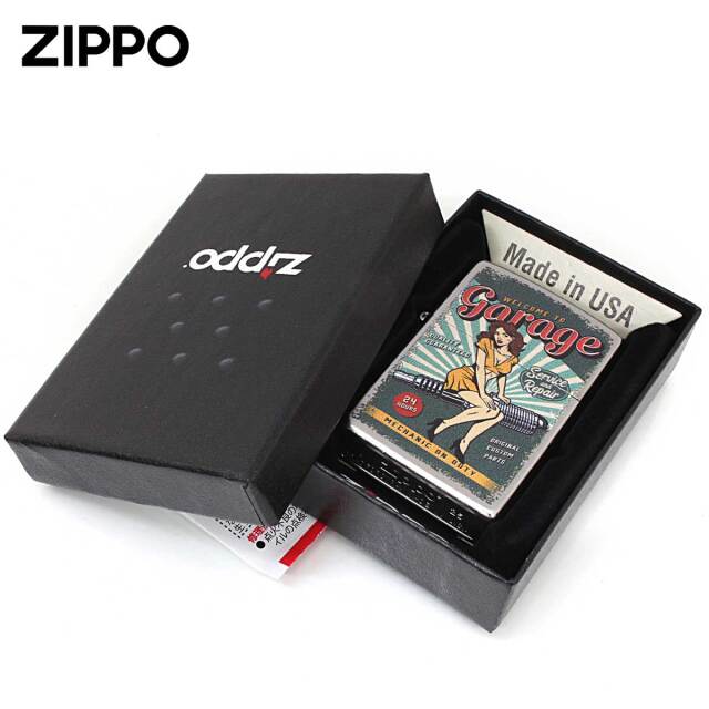Zippo ジッポー Garage Woman オールドポスター風 セクシー ガール