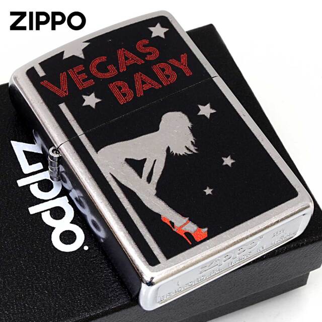 Zippo ジッポー Vegas Baby Pole ラスベガス ポールガール セクシー