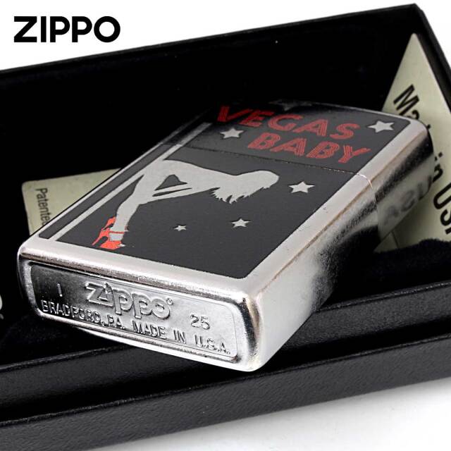 Zippo ジッポー Vegas Baby Pole ラスベガス ポールガール セクシー