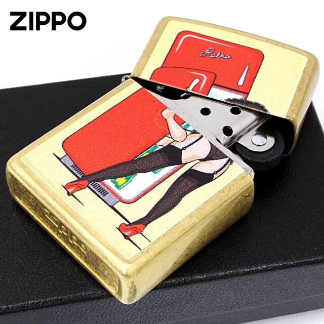 ビンテージ　湯たんぽ　ピンナップガール Zippo ジッポー FRIDGE Pin Up Girl 冷蔵庫 ピンナップガール セクシー