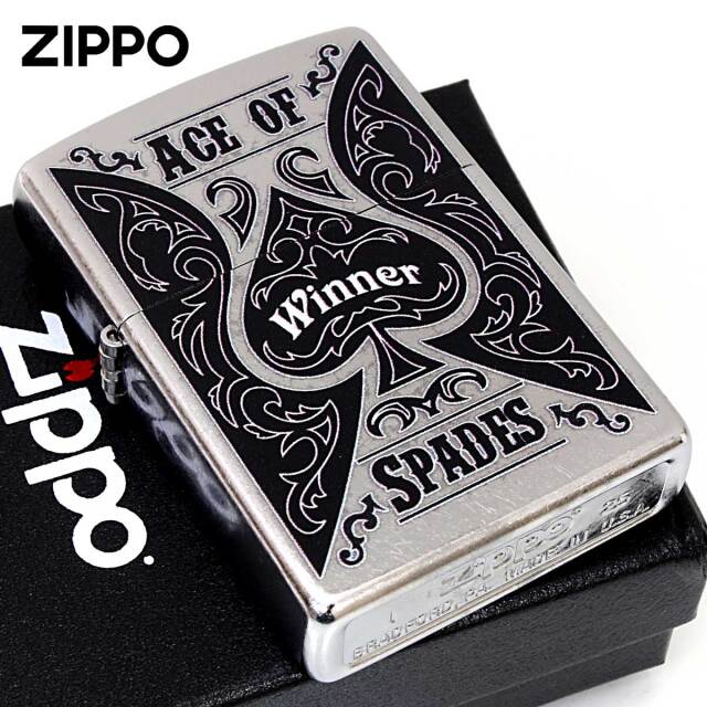 Zippo ジッポー ACE OF SPADES エース スペード トランプ柄 Z207