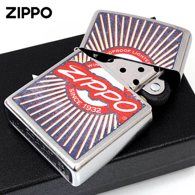 Zippo ジッポー Vintage ZIPPO LOGO オールドポスター風 ジッポ ロゴ