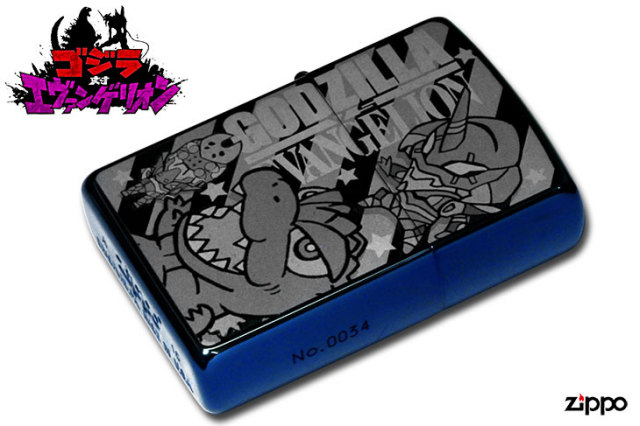 Zippo ジッポー ゴジラVSエヴァンゲリオン デフォルメver｜Zippo専門店